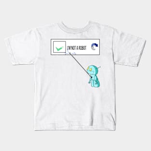 I am not a robot Kids T-Shirt